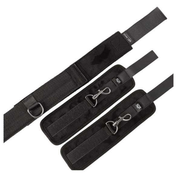 Sei Mio - Spreader Bar with Cuffs (Black)