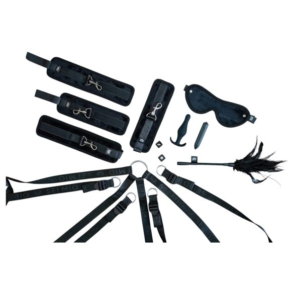 Sei Mio - Bed Restraint Bondage Set (Black)