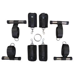 Sei Mio - Door-Mounted Bondage Cross (Black)