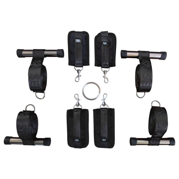 Sei Mio - Door-Mounted Bondage Cross (Black)