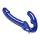 Revolver II - Strapless Strap-On Vibrator (Blue)