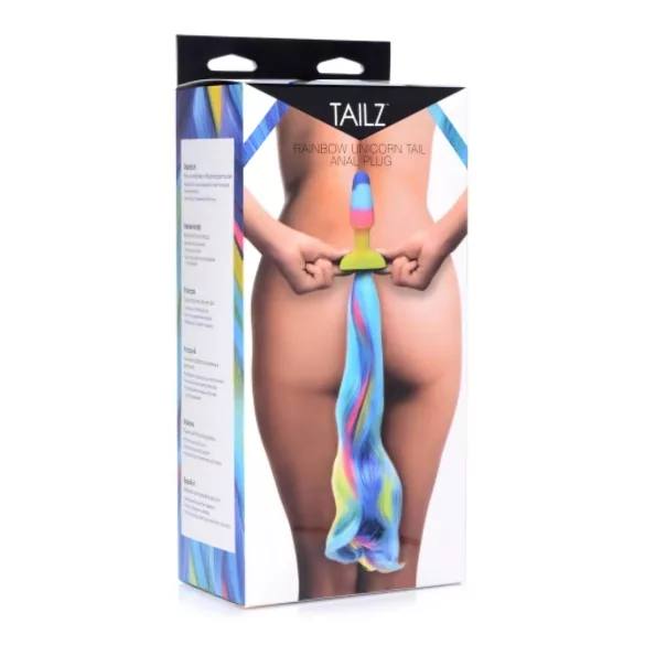 TAILZ - Unicorn Silicone Rainbow Anal Plug