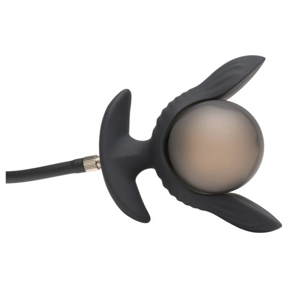 XR Brands - Inflatable Vibrating Anal Plug (Black)