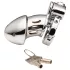 XR Brands - Silver Male Chastity Cage