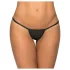 Mapalé - Shiny Micro Thong (Black) - M/L