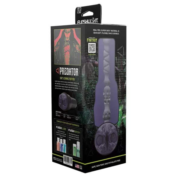 Fleshlight Fantasy Predator - fantasy vagina masturbator (purple)
