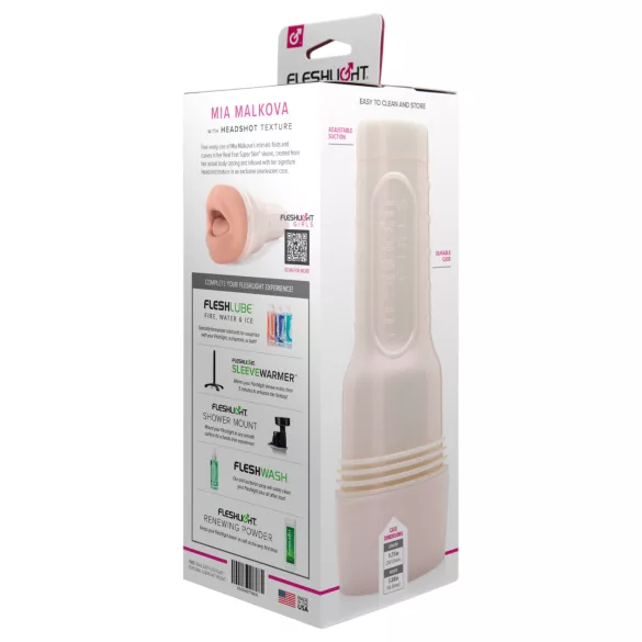 Fleshlight Mia Malkova - Realistic Mouth Stroker (Natural)