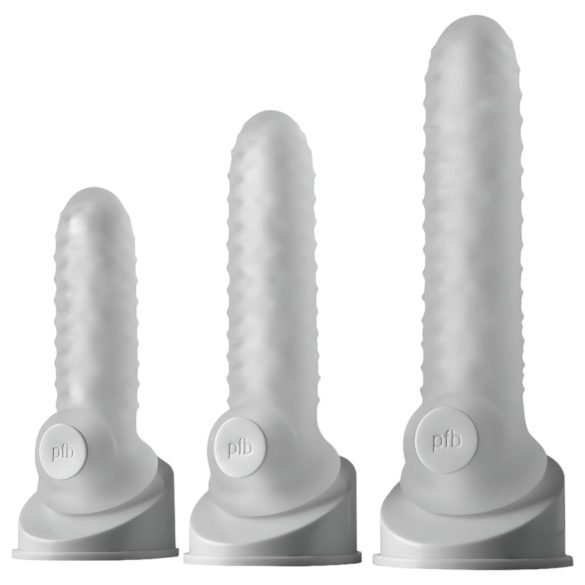 Fat Boy Checker Box - White Penis Sleeve (17cm)