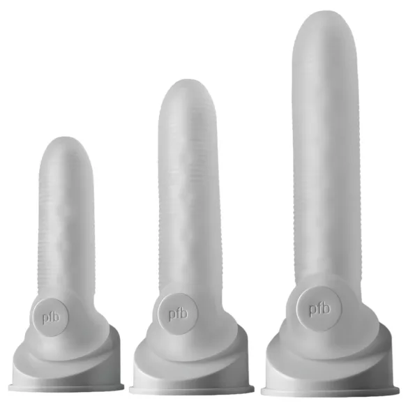 Perfect Fit - Fat Boy Micro Ribbed - penis sleeve (15 cm, white)