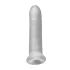 Perfect Fit - Fat Boy Micro Ribbed - penis sleeve (17 cm, white)