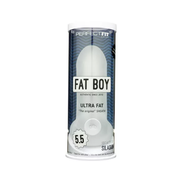 Perfect Fit - Fat Boy Original Ultra Fat - penis sleeve (15 cm, white)