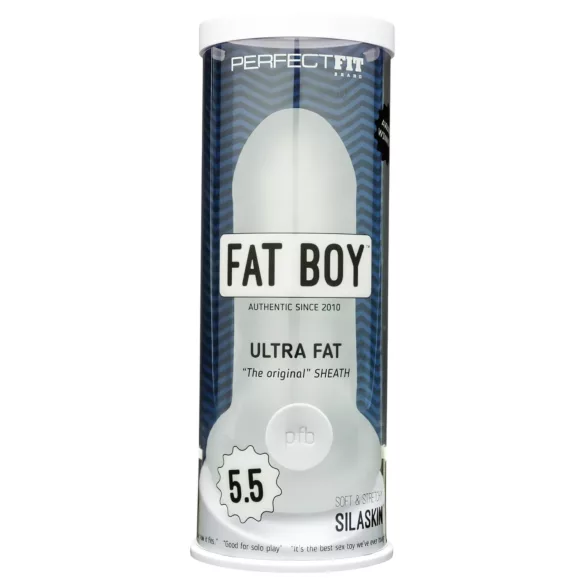 Perfect Fit - Fat Boy Original Ultra Fat - penis sleeve (15 cm, white)