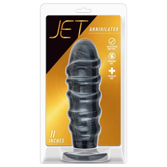 Blush Jet - XXL anal dildo (black)