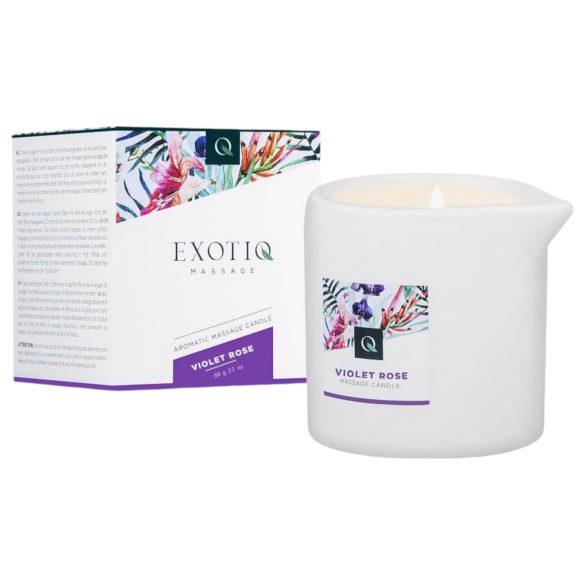 Exotiq Violet Rose - Massage Candle (60g)