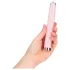 Loveline - straight glass vibrator (pink)