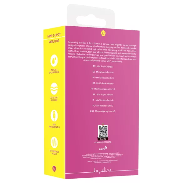 Loveline - mini G-spot vibrator (pink)