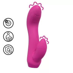 Loveline - curved bunny mini vibrator (pink)