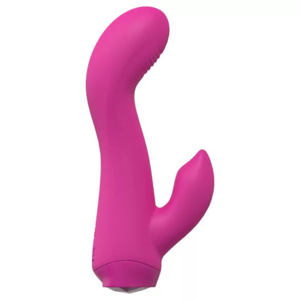 Loveline - curved bunny mini vibrator (pink)