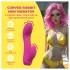 Loveline - curved bunny mini vibrator (pink)
