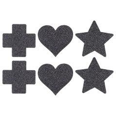 Le Désir Nipple Sticker Set - 3 Pairs (Black)