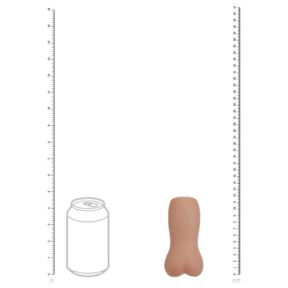 XKIN - lifelike male butt masturbator - M (dark natural)