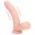 RealRock - dual-density realistic vibrator (flesh coloured) - 15 cm