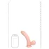 RealRock - dual-density realistic vibrator (flesh coloured) - 15 cm