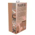 RealRock - dual-density realistic vibrator (flesh coloured) - 15 cm