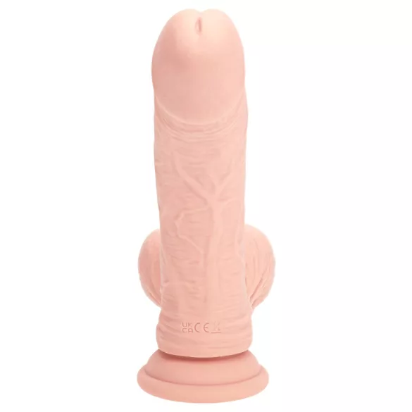 RealRock - dual-density realistic vibrator (flesh coloured) - 15 cm