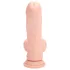 RealRock - dual-density realistic vibrator (flesh coloured) - 15 cm