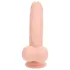 RealRock - dual-density realistic vibrator (flesh coloured) - 15 cm