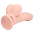 RealRock - dual-density realistic vibrator (flesh coloured) - 15 cm