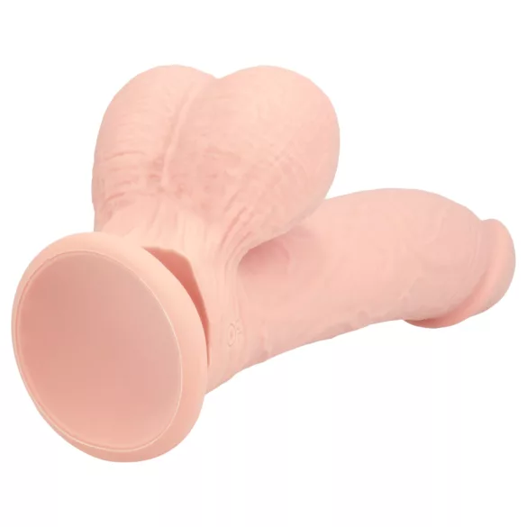 RealRock - dual-density realistic vibrator (flesh-coloured) - 18 cm