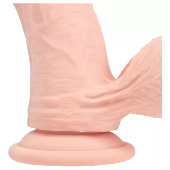 RealRock - Dual-Density Realistic Vibrator (Flesh-Coloured) - 20 cm