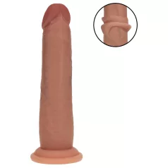 RealRock - Dual-Density Realistic Dildo (Tanned) - 18.5 cm