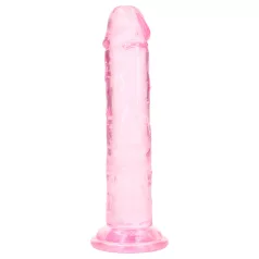 RealRock - realistic dildo with suction cup (pink) - 12.7 cm