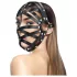 Ouch! - Faux Leather Cage Mask (Black)