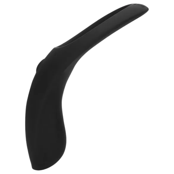 Loveline - Rechargeable Vibrating Black Penis & Testicle Ring