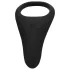 Loveline - Rechargeable Vibrating Black Penis & Testicle Ring