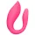 Loveline - rechargeable, remote control couple's vibrator (pink)