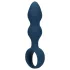 Loveline - Blue Ringed Anal Dildo - Medium Size