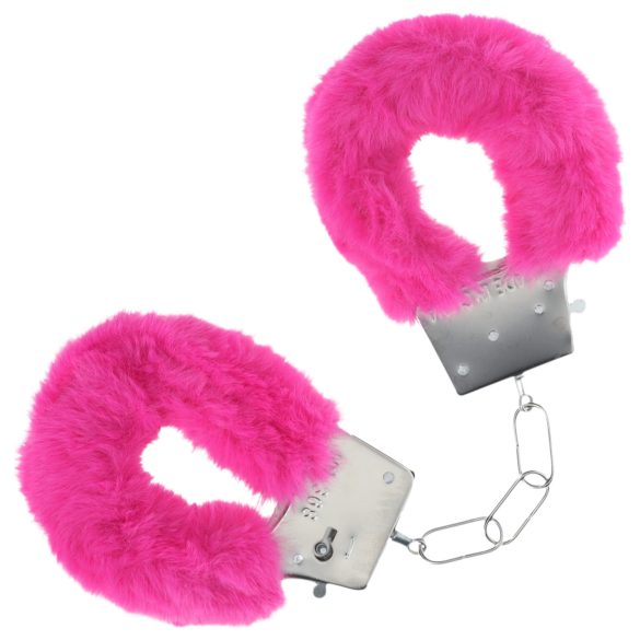 Ouch! - Pink Plush Handcuffs