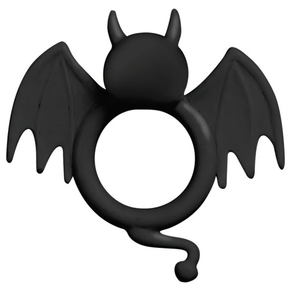 S-Line - Bat-Themed Black Penis Ring