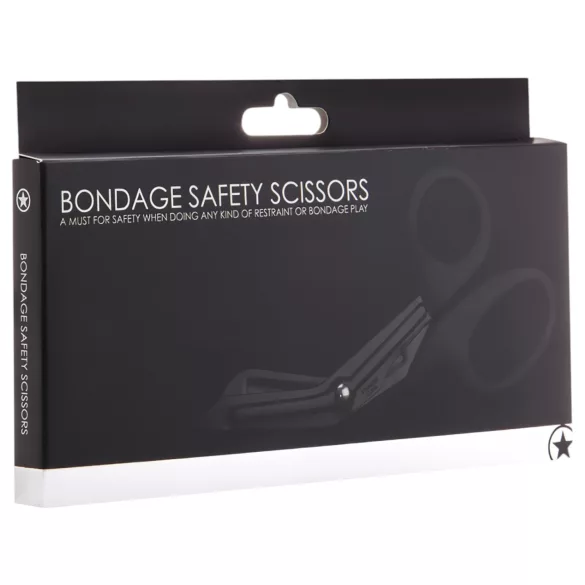 Ouch! - bondage safety scissors (black)