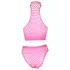 Ouch! - Glow-in-the-Dark Lingerie Set (Pink)