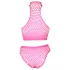 Ouch! - Glow-in-the-Dark Lingerie Set (Pink)