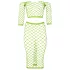Ouch! - Neon Green Glow-in-the-Dark Skirt & Top Set