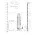REALROCK - Clear Lifelike Dildo - Transparent (17cm)
