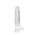 REALROCK - Clear Lifelike Dildo - Transparent (19cm)