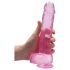 REALROCK - Transparent Lifelike Dildo - Pink (22cm)